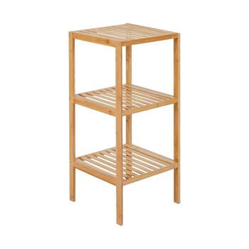 WC 3-stāvu plaukts 36x79x36cm, bambusa (4005437305618)