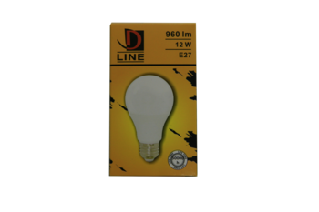 D Line LED spuldze 12W E27 1200lm 3000k D Line (4750959092842)