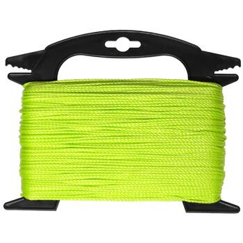 Lasso Aukla vīta polipropilēna (neona), 1.5mm. 150M (4750959128558)
