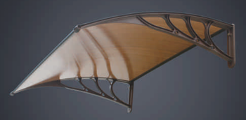 BESK Jumtiņš 100x60cm bronzas (4750959110096)