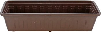 Vodar Balkona kaste 40cm Popular brūna (5906764720992)