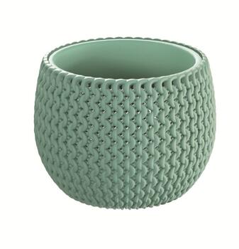 Prosperplast Puķu pods Splofy Bowl 14x18cm, zaļš (5905197976679)