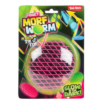 Rotaļlieta Morf worm, tumsā spīdošs (8714627023183)