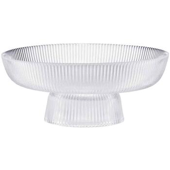 AMBITION Šķīvis stikla uz kājas 25cm, Curly (5904134676085)
