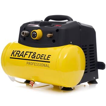 KRAFT&DELE Kompressors bezeļļas 6l 180l/min 8bar KD1415 (5901638110169)