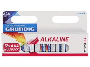 Grundig Baterija Grundig Alkaline AAA 12gb (8711252516783)