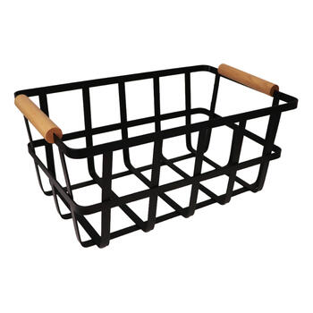 KETLER Grozs uzglabāšanai metāla Ellis 35,5X22,8x16cm, melns (4750959134290)