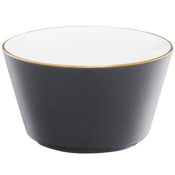 AMBITION Bļodiņa porcelāna Royal 14cm, tumši pelēka (5907078422831)