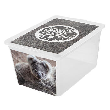 Branq Uzglabāšanas kaste 30L X box deco koala (5901098733083)