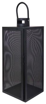 ArtFlow Laterna metāla Aura 21x20x53cm, melna (4750959130469)