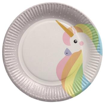 Papstar Šķīvis papīra Unicorn 10gb 23cm (4002911441411)