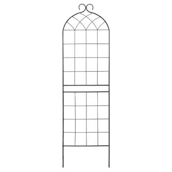 BESK Dekoratīvs režģis metāla 50x180cm, melns (4750959154533)