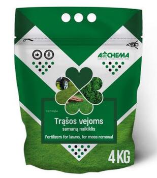Agrochema Mēslojums sūnainam zālienam 4kg (4771509280335)