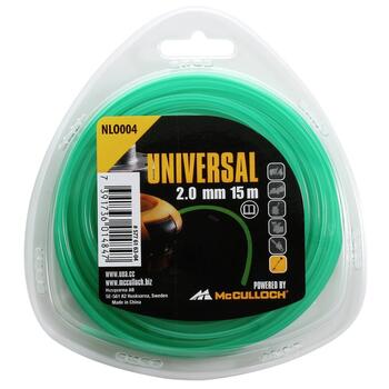 McCulloch Trimmera aukla 2.00mmx15m apaļa (7391736014847)
