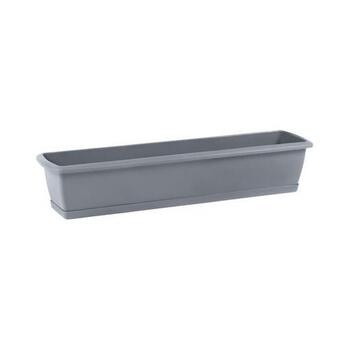 Prosperplast Balkona kaste 80cm ar paliktni pelēka (5905197959863)