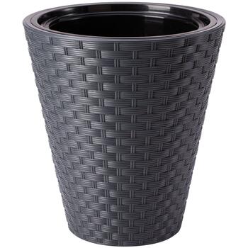 FORM PLASTIC Puķu pods Rattana 40cm, pelēks (5907474355511)
