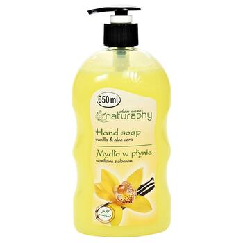Naturaphy Šķidrās ziepes 650ml vaniļas un aloe vera (5908311416600)
