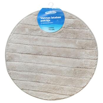 Baltic Aqua Vannas istabas paklājiņš D70cm Rino, haki (4750959154427)