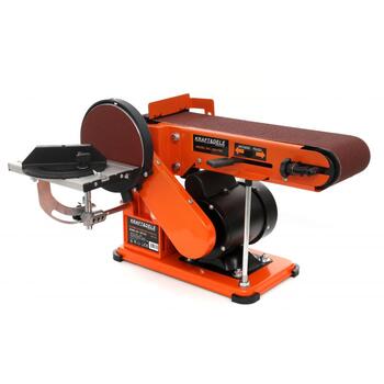 KRAFT&DELE Slīpmašīna galda kombi 600W d.150mm/ lente 100x914mm KD1730 (5903175336279)