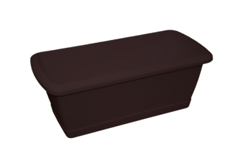 Prosperplast Balkona kaste 40cm ar paliktni brūna (5905197962696)