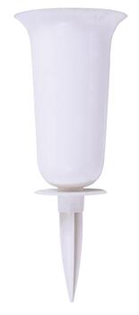 FORM PLASTIC Puķu pods-vāze Dama 1 balts (5907474311753)