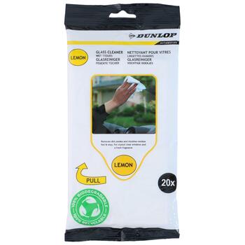 Dunlop Salvetes mitrās stikla tīrīšanai 20gb (8711252233123)