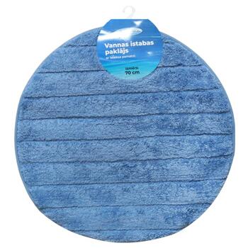 Baltic Aqua Vannas istabas paklājiņš D70cm Rino, zils (4750959154441)