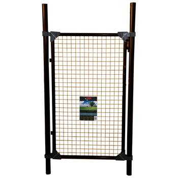 BESK Vārti 1m x1.2m+slēdzis+2 rokt.. brūni (4750959071373)