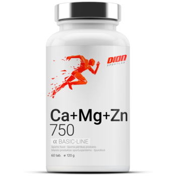 Ca-Mg-Zn 750 60 tabletes