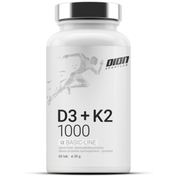 D3 + K2 1000 60 tabletes