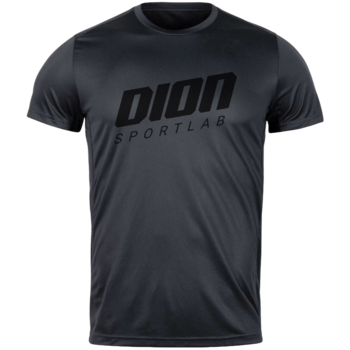 T-SHIRT M size black on dark lead
