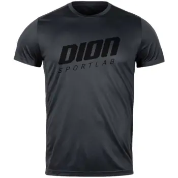 T-SHIRT L size black on dark lead