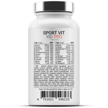 SPORT-VIT 100 360 tabletes