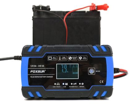 Автоматическое автомобильное зарядное устройство 12V 24V (P10096)