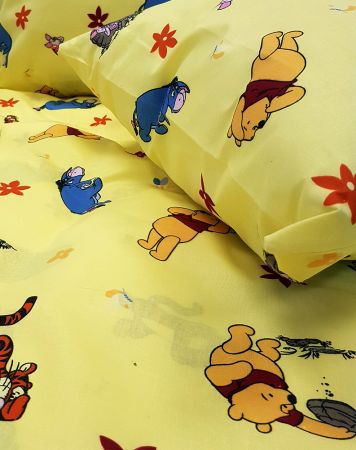 Bērnu gultas veļas komplekts HAPPY POOH (4091)