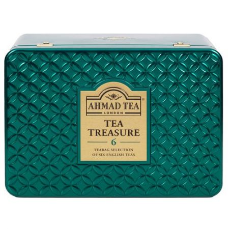 Melnās un zaļās tējas komplekts AHMAD TREASURE, 60 maisiņi x 2 g kastītē (450-01002)