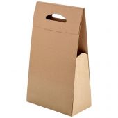 PaperSeal Подарочная коробка с ручкой, 234 х 124 х 410 мм, коричневая (150-03724)