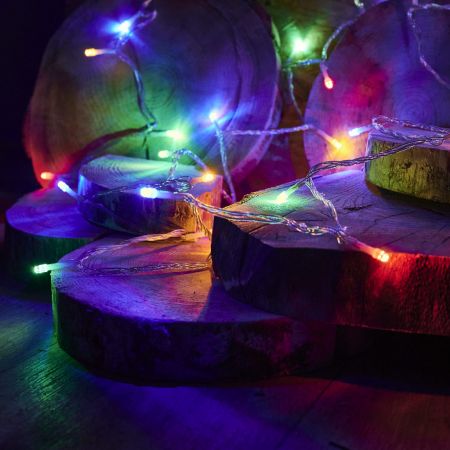 Ziemassvētku virtene 10m 100LED ar pulti (5234)