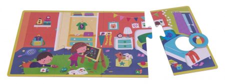 APLI kids Puzle Māja The house puzzle 17894