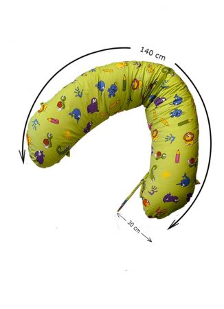 Подушка для беременных БАНАН multi green