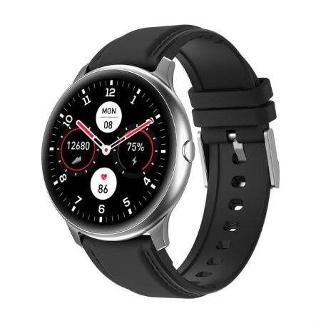 Gino Rossi Smartwatch G.RSWSF1-3C1-1 silver/black + дополнительный БРАСЛЕТ (zg309a)