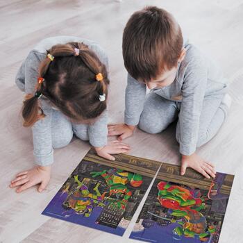 Attīstošā puzle Medium-S TMNT Leonardo and Raphael 250 gab. (ETC200528)