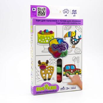 Radošais komplekts Modelēšanas masas Play Dough Edu kids - Pirkstu spēle Transport (ETC41042)