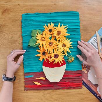 Набор для креатива 3D картина Sunflowers (30*40 cm) (ETC10008)