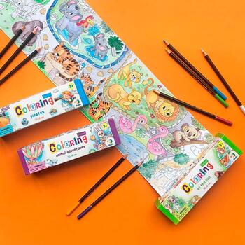 Galda spēles Krāsojams plakāts Zoo (ETC300327)