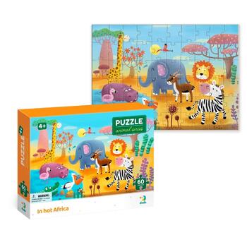 Attīstošā puzle Puzle Karstajā Āfrikā 60 gab (ETC300376)
