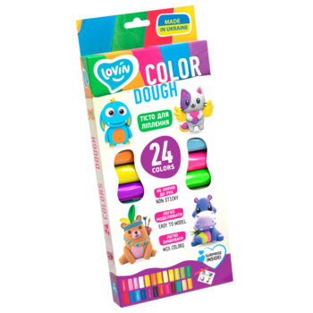 Radošais komplekts Modelēšanas mīkla Play Dough - Asorti 24 krāsas (ETC41184)