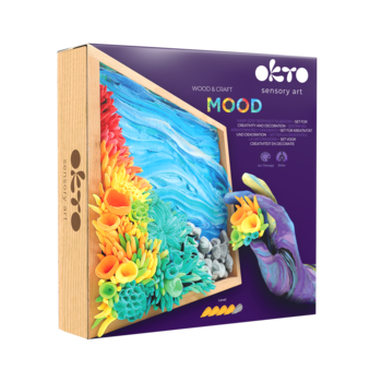 Radošais komplekts Modelēšanas masas - 3D glezna Wood&Craft Ocean Calm (21*21cm) (ETC10015)
