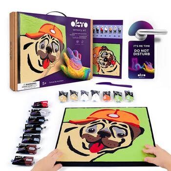 Radošais komplekts Modelēšanas masas - 3D glezna Mopsis (30*30 cm) (ETC20029)