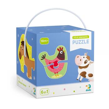 Игрушки для малышей Пазл Домашние животные 2-3-4 el. (ETC300152)
